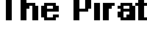 Font : Pixel-Arial-11-Bold Custom Text : The Pirate Way Test your own text here Click to download or to view this font on a tshirt that can be custom printed in Bali