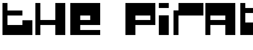 Font : Pixel-Power Custom Text : The Pirate Way Test your own text here Click to download or to view this font on a tshirt that can be custom printed in Bali