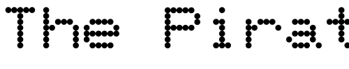 Font : Pixel-Regular Custom Text : The Pirate Way Test your own text here Click to download or to view this font on a tshirt that can be custom printed in Bali