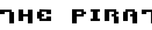 Font : Pixel-Technology-+ Custom Text : The Pirate Way Test your own text here Click to download or to view this font on a tshirt that can be custom printed in Bali