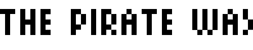 Font : PixelSix14 Custom Text : The Pirate Way Test your own text here Click to download or to view this font on a tshirt that can be custom printed in Bali