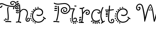Font : PizPaz-Becker Custom Text : The Pirate Way Test your own text here Click to download or to view this font on a tshirt that can be custom printed in Bali
