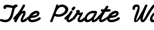Font : PlainPensleXBold-Italic Custom Text : The Pirate Way Test your own text here Click to download or to view this font on a tshirt that can be custom printed in Bali