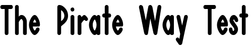 Font : Plakat_1-DB Custom Text : The Pirate Way Test your own text here Click to download or to view this font on a tshirt that can be custom printed in Bali