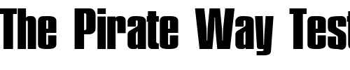 Font : PlaketteFour-Regular Custom Text : The Pirate Way Test your own text here Click to download or to view this font on a tshirt that can be custom printed in Bali