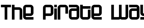 Font : Planet Custom Text : The Pirate Way Test your own text here Click to download or to view this font on a tshirt that can be custom printed in Bali