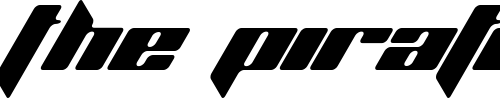 Font : Planet-Kosmos Custom Text : The Pirate Way Test your own text here Click to download or to view this font on a tshirt that can be custom printed in Bali