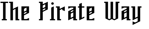 Font : PlanetSevenHundred Custom Text : The Pirate Way Test your own text here Click to download or to view this font on a tshirt that can be custom printed in Bali