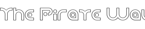 Font : Planetary-Orbiter-Outline Custom Text : The Pirate Way Test your own text here Click to download or to view this font on a tshirt that can be custom printed in Bali