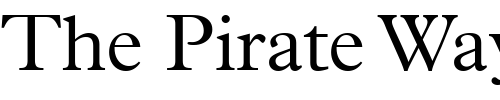 Font : Plantin-MT-Light Custom Text : The Pirate Way Test your own text here Click to download or to view this font on a tshirt that can be custom printed in Bali