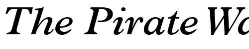 Font : Plantin-MT-Semi-Bold-Italic Custom Text : The Pirate Way Test your own text here Click to download or to view this font on a tshirt that can be custom printed in Bali