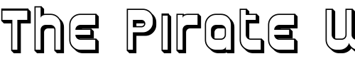 Font : Plasmatica-Shaded Custom Text : The Pirate Way Test your own text here Click to download or to view this font on a tshirt that can be custom printed in Bali