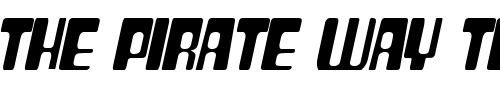 Font : Plastic-No Custom Text : The Pirate Way Test your own text here Click to download or to view this font on a tshirt that can be custom printed in Bali