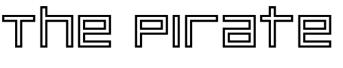 Font : Platinum-Beat-BTN-Outline Custom Text : The Pirate Way Test your own text here Click to download or to view this font on a tshirt that can be custom printed in Bali