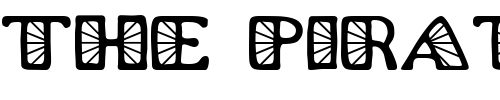 Font : Platinum-Hub-Caps-Spoked Custom Text : The Pirate Way Test your own text here Click to download or to view this font on a tshirt that can be custom printed in Bali