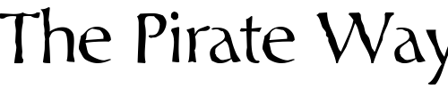 Font : Plato-Medium Custom Text : The Pirate Way Test your own text here Click to download or to view this font on a tshirt that can be custom printed in Bali