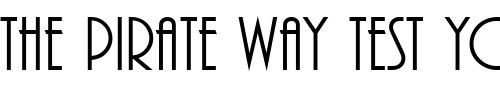 Font : PlazaDReg Custom Text : The Pirate Way Test your own text here Click to download or to view this font on a tshirt that can be custom printed in Bali