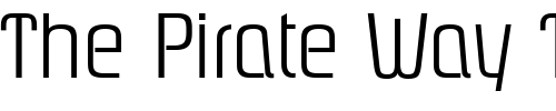 Font : PloverLight Custom Text : The Pirate Way Test your own text here Click to download or to view this font on a tshirt that can be custom printed in Bali