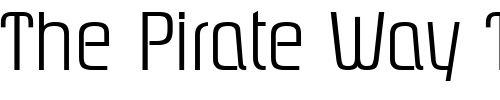 Font : PloverLight-Regular Custom Text : The Pirate Way Test your own text here Click to download or to view this font on a tshirt that can be custom printed in Bali