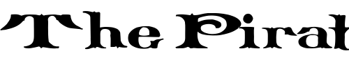 Font : PlowrightPoint Custom Text : The Pirate Way Test your own text here Click to download or to view this font on a tshirt that can be custom printed in Bali