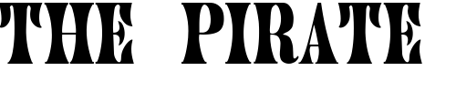 Font : Pluonto-Thin Custom Text : The Pirate Way Test your own text here Click to download or to view this font on a tshirt that can be custom printed in Bali
