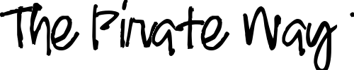 Font : PlzScript Custom Text : The Pirate Way Test your own text here Click to download or to view this font on a tshirt that can be custom printed in Bali