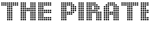 Font : Pointille-ICG Custom Text : The Pirate Way Test your own text here Click to download or to view this font on a tshirt that can be custom printed in Bali