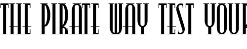 Font : PointsWest Custom Text : The Pirate Way Test your own text here Click to download or to view this font on a tshirt that can be custom printed in Bali