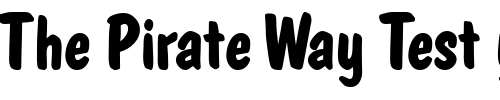 Font : PolCasual-Bold-DB Custom Text : The Pirate Way Test your own text here Click to download or to view this font on a tshirt that can be custom printed in Bali