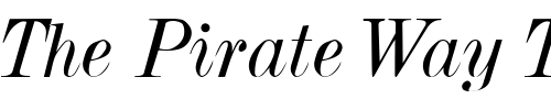 Font : Polar-SSi-Italic Custom Text : The Pirate Way Test your own text here Click to download or to view this font on a tshirt that can be custom printed in Bali
