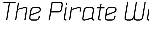 Font : Politica-XT-Italic Custom Text : The Pirate Way Test your own text here Click to download or to view this font on a tshirt that can be custom printed in Bali