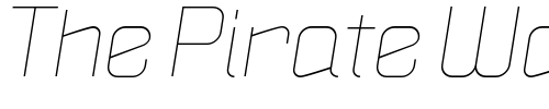 Font : Politica-XT-Light-Italic Custom Text : The Pirate Way Test your own text here Click to download or to view this font on a tshirt that can be custom printed in Bali