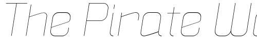 Font : Politica-XT-Thin-Italic Custom Text : The Pirate Way Test your own text here Click to download or to view this font on a tshirt that can be custom printed in Bali