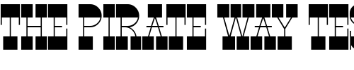 Font : PonsonbyNF Custom Text : The Pirate Way Test your own text here Click to download or to view this font on a tshirt that can be custom printed in Bali