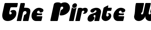 Font : PookyDisplay-Italic Custom Text : The Pirate Way Test your own text here Click to download or to view this font on a tshirt that can be custom printed in Bali