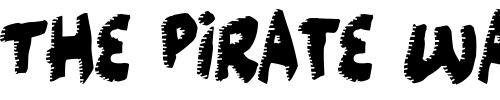 Font : Popcorn-NOT-included Custom Text : The Pirate Way Test your own text here Click to download or to view this font on a tshirt that can be custom printed in Bali