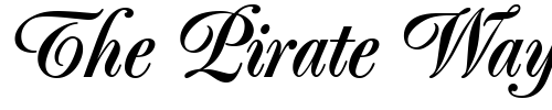 Font : Poppl-Exquisit-Medium Custom Text : The Pirate Way Test your own text here Click to download or to view this font on a tshirt that can be custom printed in Bali