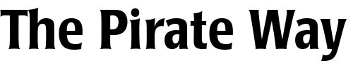 Font : Poppl-Laudatio-CondensedMedium Custom Text : The Pirate Way Test your own text here Click to download or to view this font on a tshirt that can be custom printed in Bali