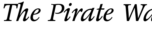 Font : Poppl-Pontifex-BE-Italic-with-Oldstyle-Figures Custom Text : The Pirate Way Test your own text here Click to download or to view this font on a tshirt that can be custom printed in Bali