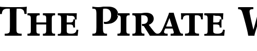 Font : Poppl-Pontifex-BE-Medium-with-Small-Caps Custom Text : The Pirate Way Test your own text here Click to download or to view this font on a tshirt that can be custom printed in Bali