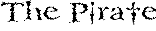 Font : PorcupineRomanExtended Custom Text : The Pirate Way Test your own text here Click to download or to view this font on a tshirt that can be custom printed in Bali