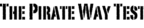 Font : PortagoITC Custom Text : The Pirate Way Test your own text here Click to download or to view this font on a tshirt that can be custom printed in Bali