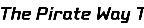 Font : PositecBoldItalic Custom Text : The Pirate Way Test your own text here Click to download or to view this font on a tshirt that can be custom printed in Bali