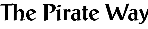 Font : Post-Antiqua-BE-Medium Custom Text : The Pirate Way Test your own text here Click to download or to view this font on a tshirt that can be custom printed in Bali
