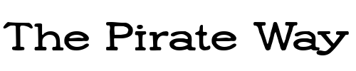 Font : Post-Monotone-HPLHS Custom Text : The Pirate Way Test your own text here Click to download or to view this font on a tshirt that can be custom printed in Bali