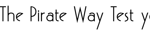 Font : PoufSSK-Regular Custom Text : The Pirate Way Test your own text here Click to download or to view this font on a tshirt that can be custom printed in Bali