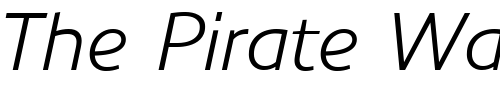 Font : PreciousSans-BookItalic Custom Text : The Pirate Way Test your own text here Click to download or to view this font on a tshirt that can be custom printed in Bali