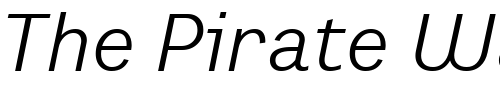 Font : PrefaceBook-Italic Custom Text : The Pirate Way Test your own text here Click to download or to view this font on a tshirt that can be custom printed in Bali