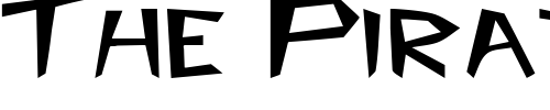 Font : PrehistoricExtended Custom Text : The Pirate Way Test your own text here Click to download or to view this font on a tshirt that can be custom printed in Bali