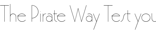 Font : PremierLigD Custom Text : The Pirate Way Test your own text here Click to download or to view this font on a tshirt that can be custom printed in Bali